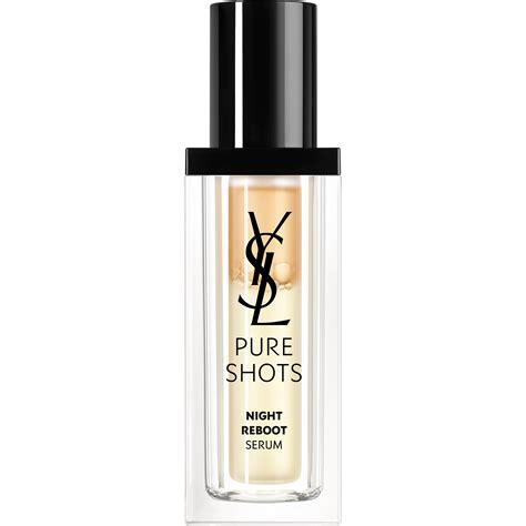 ysl pure shots night reboot serum sample|pure shots light up serum.